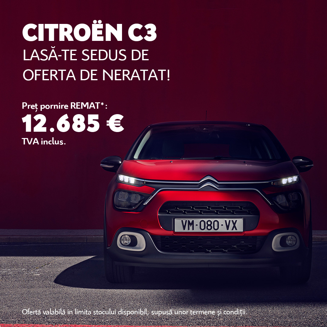 OFERTE DEDICATE – Citroën C3